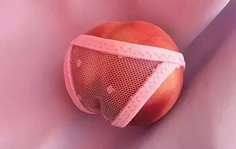 The picture shows a well packaged peach